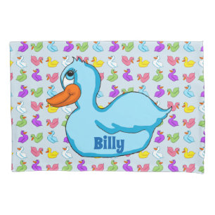 Blue Duck Pillow Case