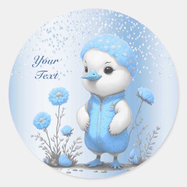 Blue Duck Sticker (Front)