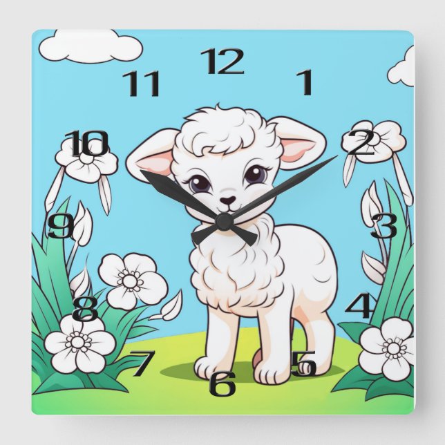 Blue Duck Wall Clock (Front)