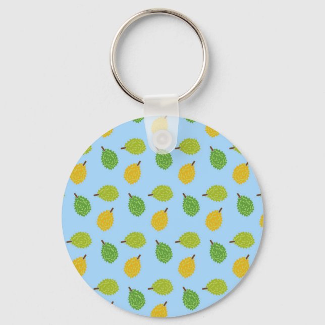 blue durians keychain (Front)