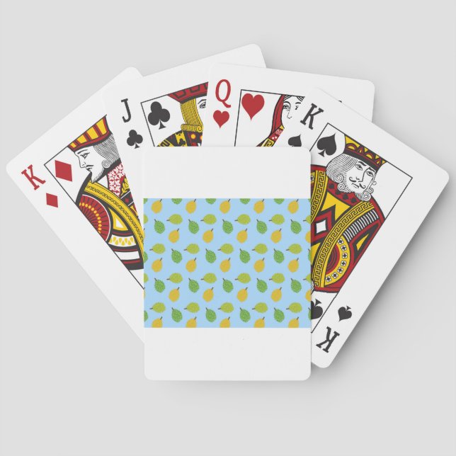blue durians playing cards (Back)