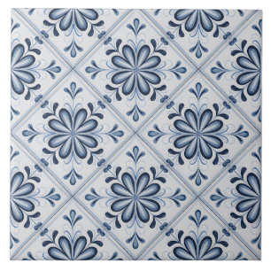 Blue Dutch Delft Pattern Tile