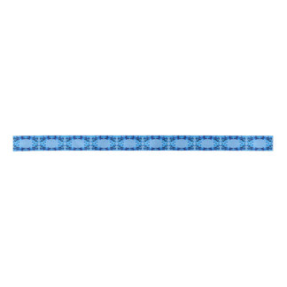 Blue Dye Heart Satin Ribbon