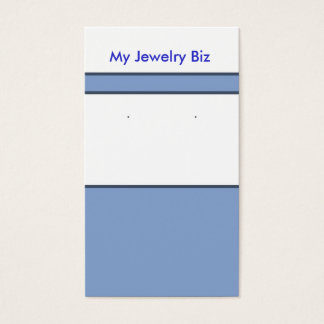 Blue Earring Cards