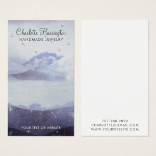 Blue Earring Jewellery Mountains Clouds Display Ca