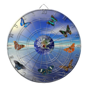 Blue Earth Butterflies Dartboard