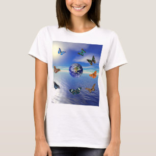 Blue Earth Butterflies T-Shirt