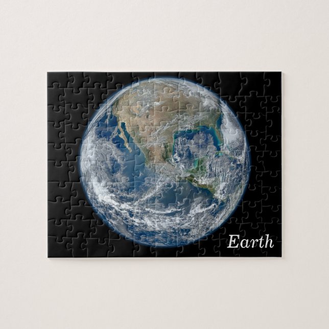 Blue Earth Jigsaw Puzzle (Horizontal)