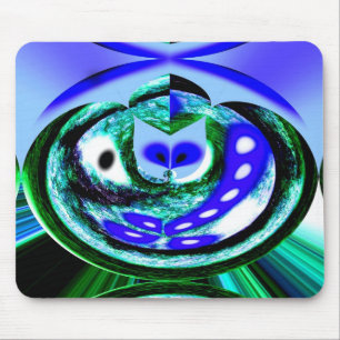 Blue Earth Spirit Mouse Pad