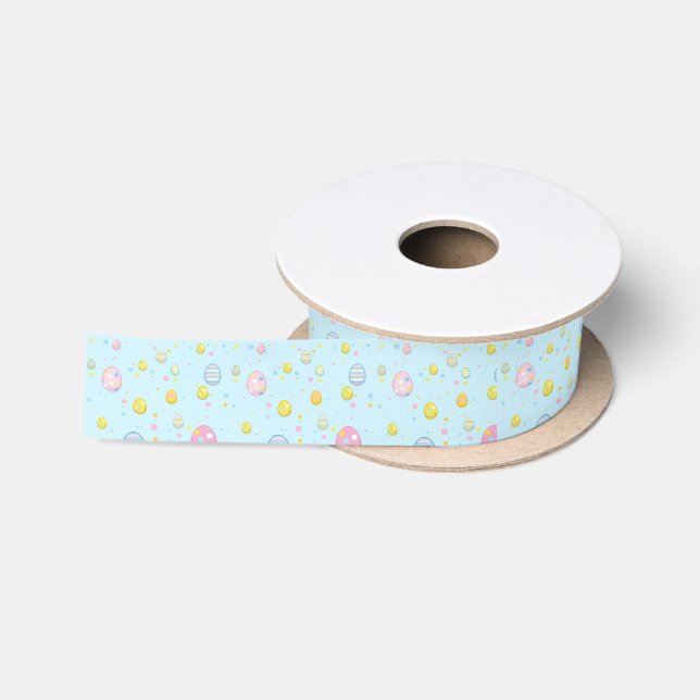 Blue Easter Satin Ribbon (Spool)