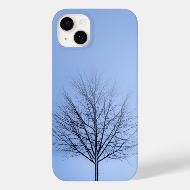 Blue Elegant Case-Mate Barely There Apple iPhone 1 Case (Back)