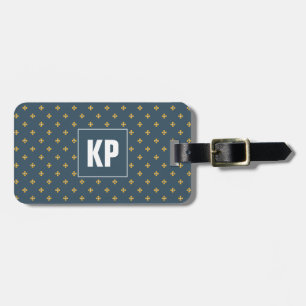 Blue Elegant For Him Modern Cool Masculine Stylish Luggage Tag