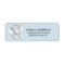 Blue Elephant Baby Shower Address Label