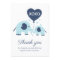 Blue Elephant Boy Baby Shower Thank You