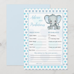 Blue Elephant Hearts Baby Prediction & Advice