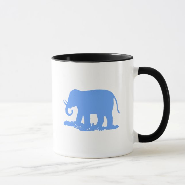 Blue Elephant Mug (Right)