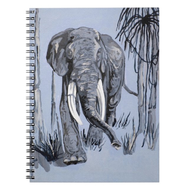Blue Elephant Notebook (Front)