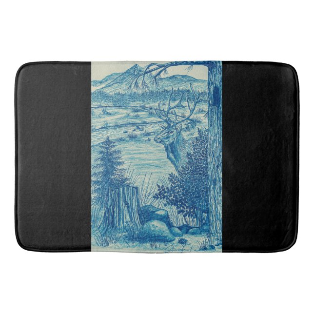 Blue Elk Mat (Front)