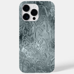 BLUE EMBOSSED METALLIC LOOK ORNAMATION Case-Mate iPhone 14 PRO MAX CASE
