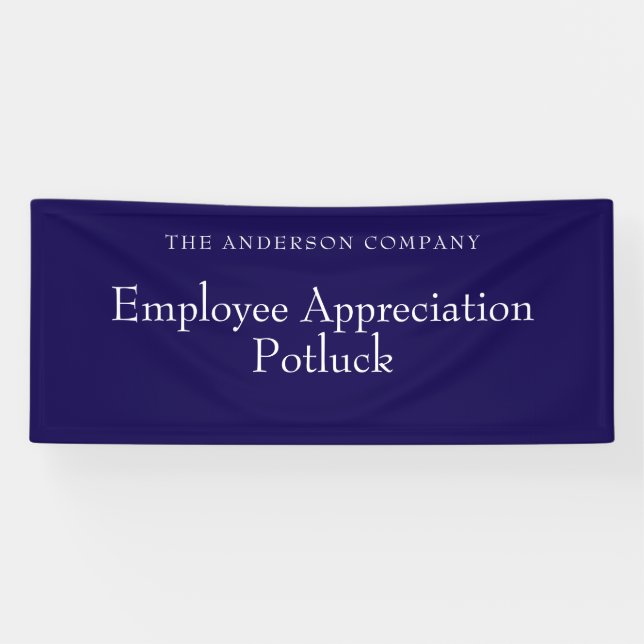 Blue Employee Appreciation Event  Banner (Horizontal)