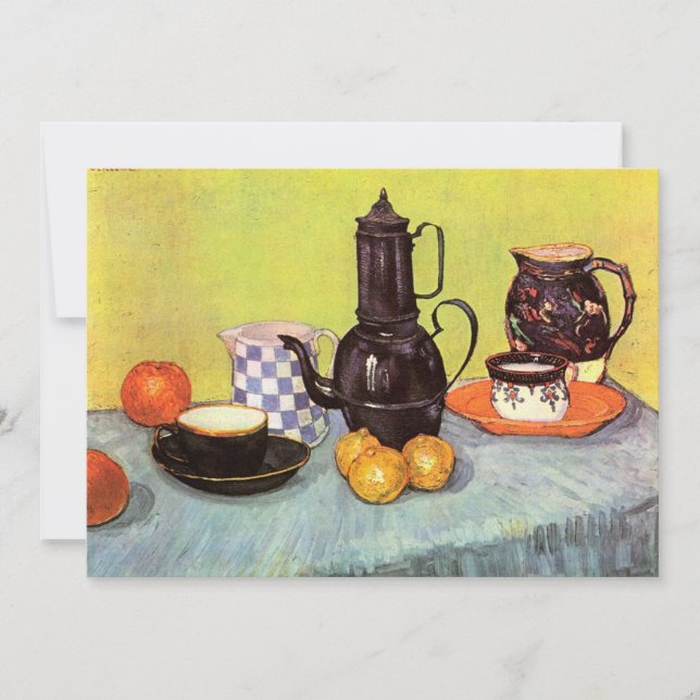 Blue Enamel Coffeepot by Vincent van Gogh (Front)