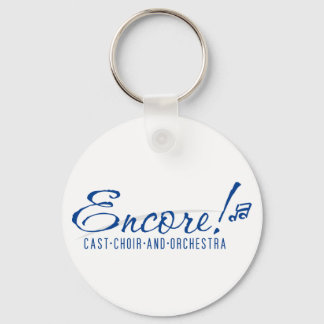 Blue Encore Keychain