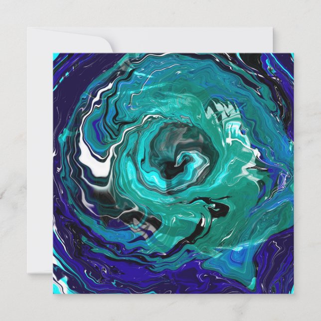 Blue Eternity | Abstract Art (Front)