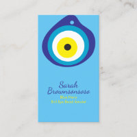 Blue Evil Eye Bead Amulet