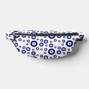 Blue Evil Eye Good luck & Protection Symbol Fanny Pack