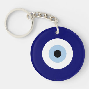 Blue Evil Eye Good luck & Protection Symbol Keychain