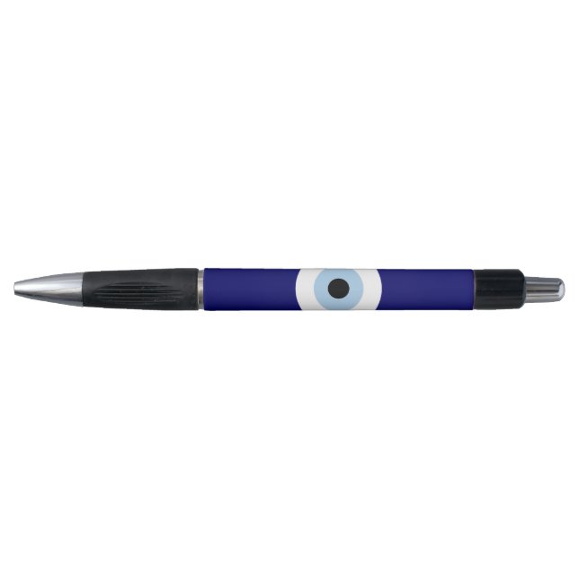 Blue Evil Eye Good luck & Protection Symbol Pen (Front)