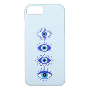 Blue Evil Eyes Energy Meditation Hamsa  Mystical  Case-Mate iPhone Case