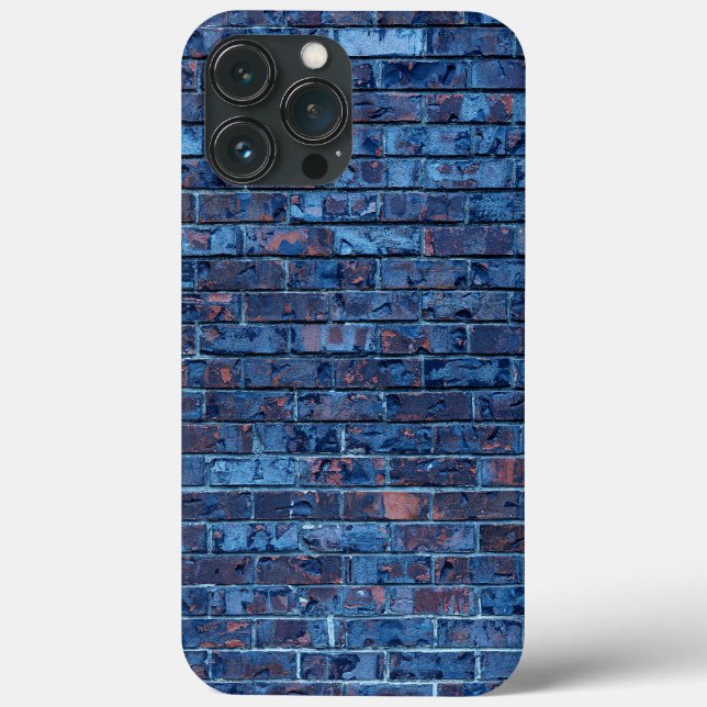 Blue Exposed Brick Cool  Case-Mate iPhone Case (Back)