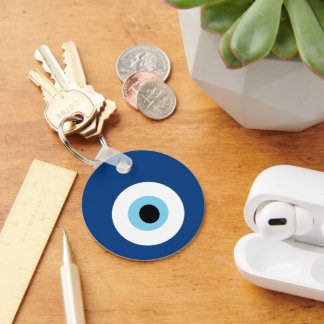 Blue Eye Bead Nazar Amulet against Evil Eye Keychain