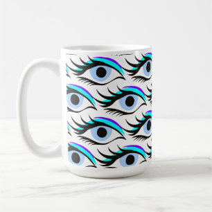 Blue eye coffee mug
