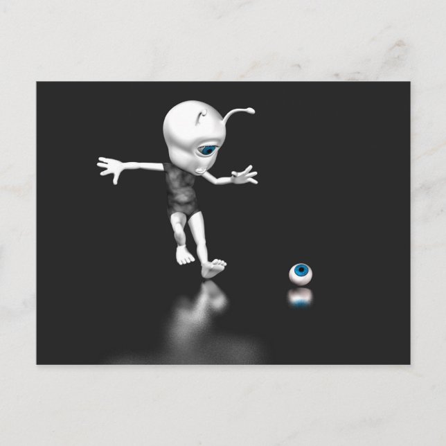 Blue Eye Lost Postcard (Front)