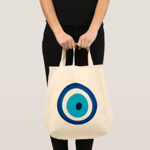 Blue Eye Lucky Charm Tote Bag