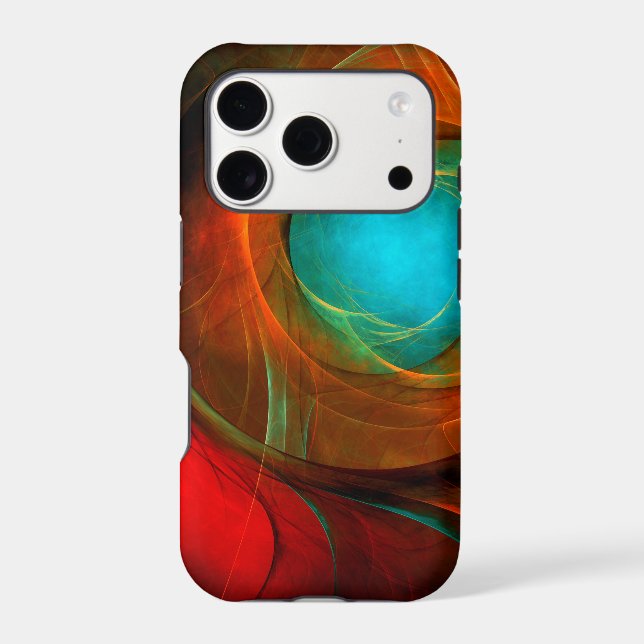 Blue Eye Modern Abstract Fine Art Cool Pattern #16 (Back)