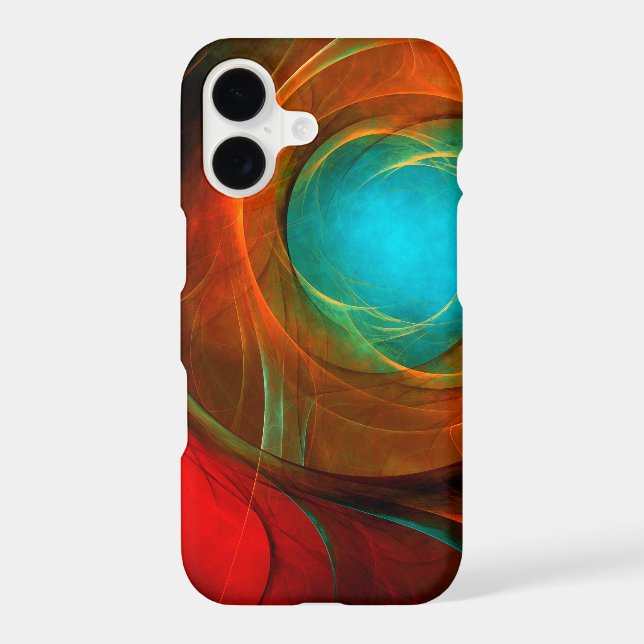 Blue Eye Modern Abstract Fine Art Cool Pattern #16 (Back)