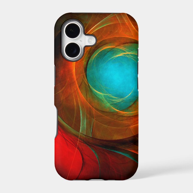 Blue Eye Modern Abstract Fine Art Cool Pattern #16 (Back)