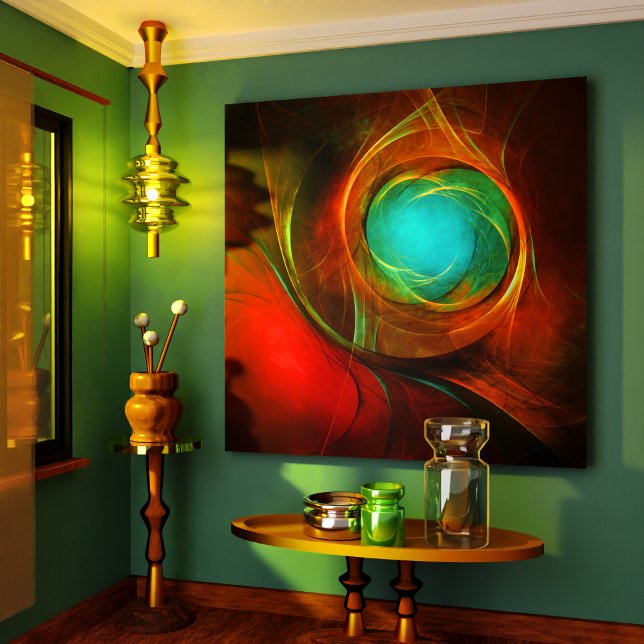 Blue Eye Modern Abstract Fine Art Cool Pattern #16 Canvas Print (Blue Eye Modern Abstract Fine Art Cool Pattern #16 Canvas Print)