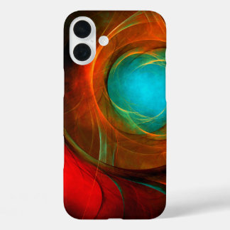 Blue Eye Modern Abstract Fine Art Cool Pattern #16 iPhone 16 Plus Case