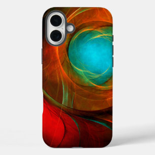 Blue Eye Modern Abstract Fine Art Cool Pattern #16 iPhone 16 Plus Case