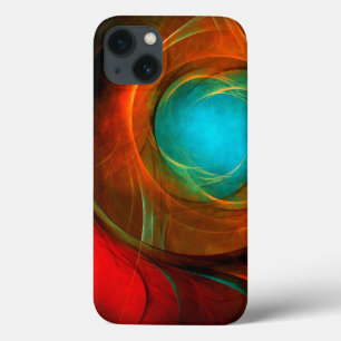 Blue Eye Modern Abstract Fine Art Cool Pattern #16 iPhone 13 Case