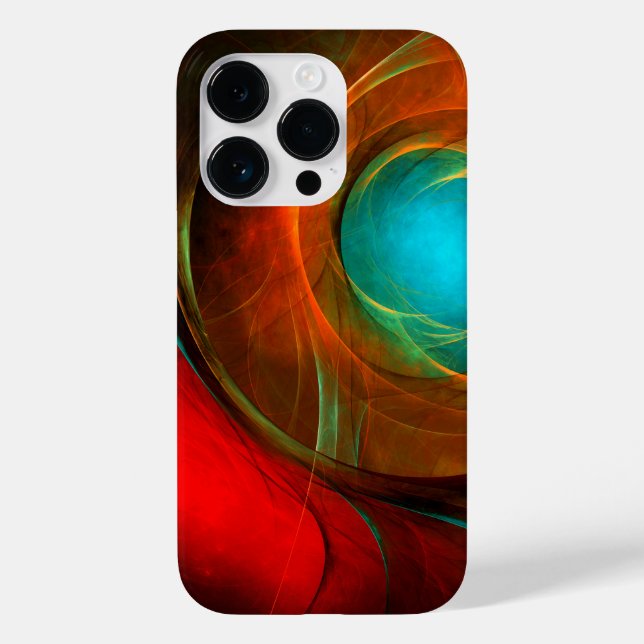 Blue Eye Modern Abstract Fine Art Cool Pattern #16 Case-Mate iPhone Case (Back)