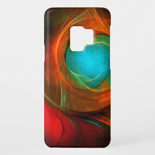 Blue Eye Modern Abstract Fine Art Cool Pattern #16 Case-Mate Samsung Galaxy Case (Back)