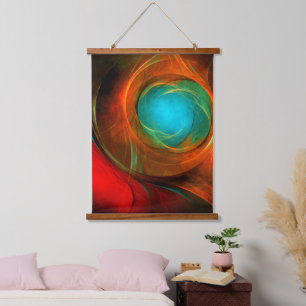 Blue Eye Modern Abstract Fine Art Cool Pattern #16 Hanging Tapestry