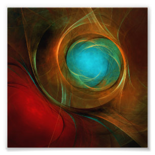 Blue Eye Modern Abstract Fine Art Cool Pattern #16 Photo Print