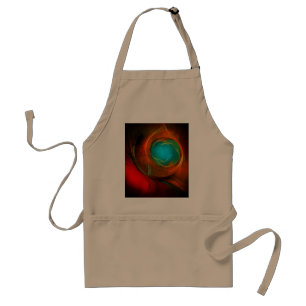 Blue Eye Modern Abstract Fine Art Cool Pattern #16 Standard Apron
