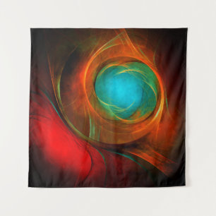 Blue Eye Modern Abstract Fine Art Cool Pattern #16 Tapestry